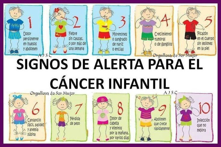 SIGNOS ALERTA CANCER INFANTIL